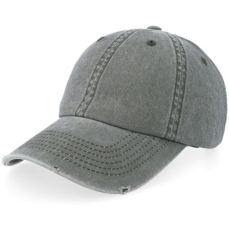 Equip - Grön unconstructed Keps - Olive Pigment Washed Dad Cap @ Hatstore