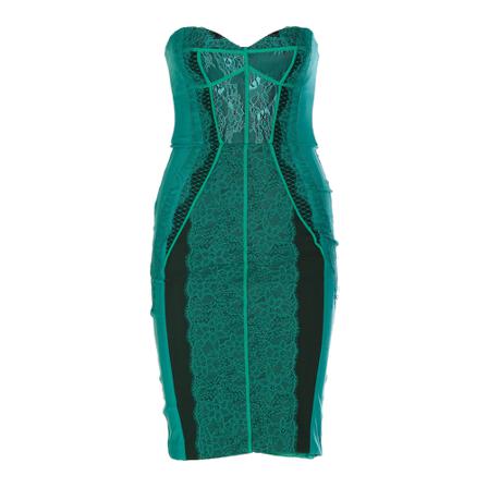 Elisabetta Franchi, Party Dresses Groen, Dames, Maat:XS