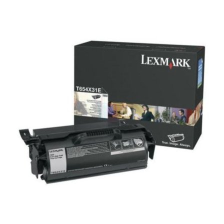 Lexmark Toner, svart, singelförpackning, T654X31E - Lyreco - Toner och bläck - Tonerkassetter - Toner Lexmark