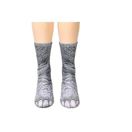 3D Print Dyrefodsokker Sjove Sokker til Mænd Kvinder Gag Gaver, Sjove Joke Gaver 1 Par