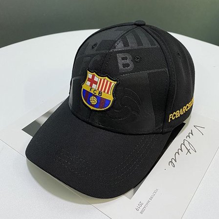 Caps for barn | Komfortabel justerbar caps for barn FC Barcelona svart