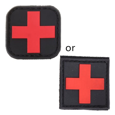 Tactical Armband Ensiapu Ulkoilu Metsästys Lääkintähenkilöstön Merkki Olkavarsi Punainen