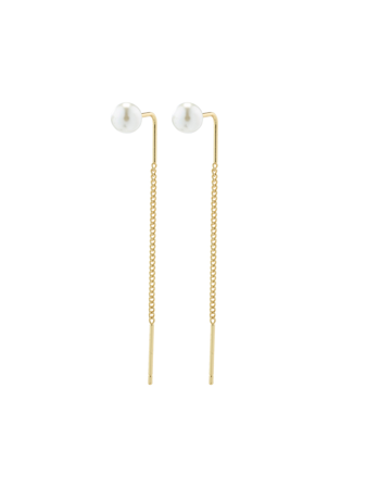 Elba kjede øredobb m perle