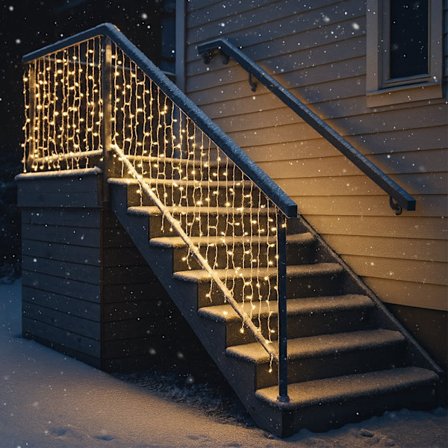 LED-istappsljus Varmvit - 95 LED (3 meter)