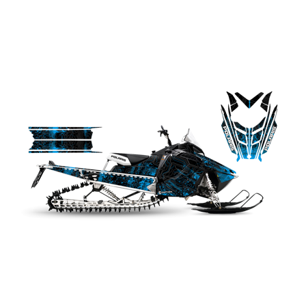 Dekalkit SweTown Motherboard Blå - Polaris Indy 800 SP 2014-2015