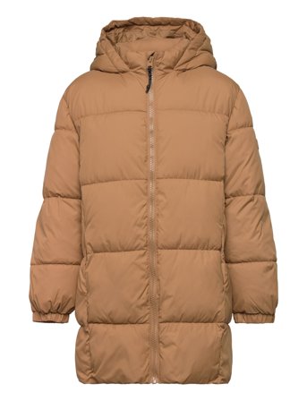 Quilted Long Coat Toppatakki Brown Mango