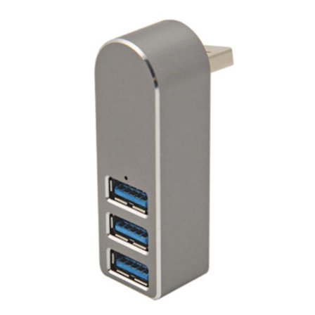 Aluminum Alloy Rotating Usb3.0 Hub Splitter Usb Hub Splitter 3 Port