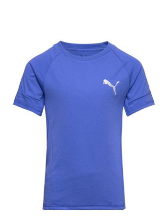 Evostripe Tee B T-shirts Short-sleeved Blå PUMA*Betinget Tilbud