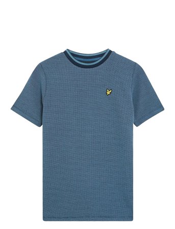 Lyle & Scott | Two Tone Waffle T-Shirt | 8-9