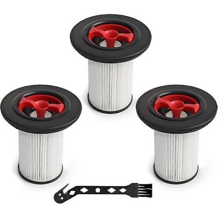 Pakke med 3 udskiftningsfiltre til Bosch Unlimited Gen2 Series 8 støvsugere, HEPA-filter til modeller 12036642/12023349