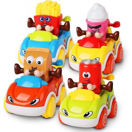 Cartoon Wind Up Cars Baby |toy Cars For 1 Year Old Toddler Gift Toys