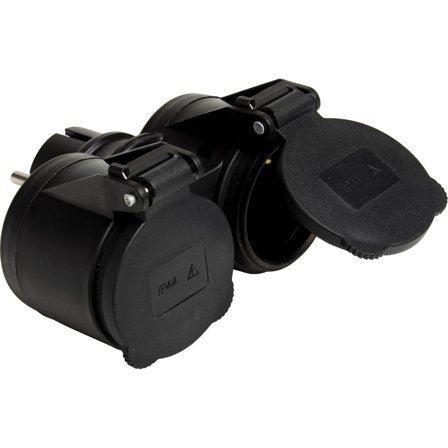 Gelia - GRENPROPP 2-V JORD SVART IP44 Svart