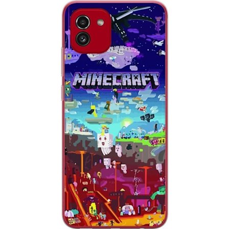 Kompatibelt Mobilskal till Samsung Samsung Galaxy A03 Minecraft