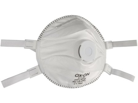 OX-ON Andningsskydd FFP3 m ventil 5/fp - Lyreco - Skyddsutrustning - Andningsskydd - Filtermasker