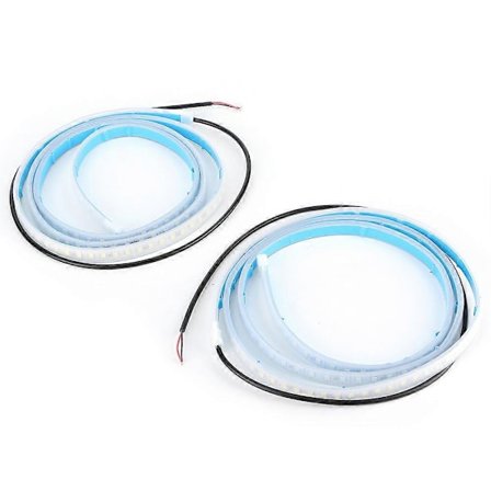 2 stk. LED Antikollisions Bil Dør Åben Lys Stribe Velkomst Blinkende Advarsels Flow Lampe