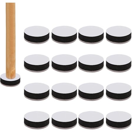 16 stk. - 6*1,65 cm - bordbenforhøyere - møbelbensputer - EVA & filt matter