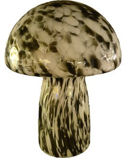 Dæmpbar bordlampe Svamp marmoriseret glas