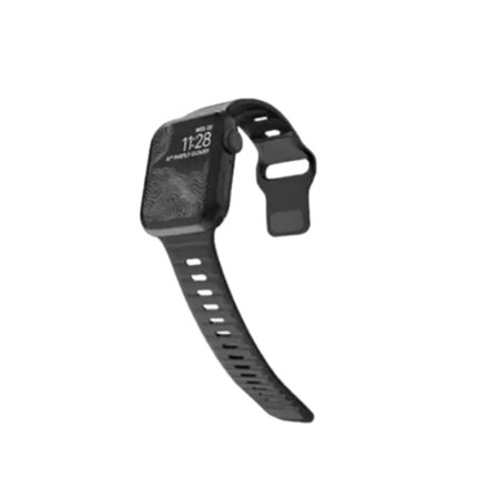 Silikonearmbånd Premium til Apple Watch 44/45/46/49mm - Sort