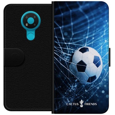 Yhteensopiva Lompakkokotelo Nokia Nokia 3.4 Cactus and Friends – GoalRush