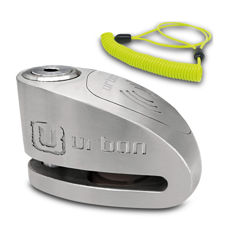 Remschijfslot URBAN Alarm UR910S INOX Klasse SRA