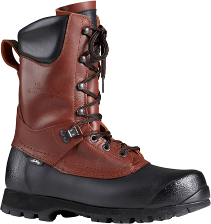Lundhags Vandra II High vaelluskenkä, unisex, punaruskea/musta - Vaelluskengät
