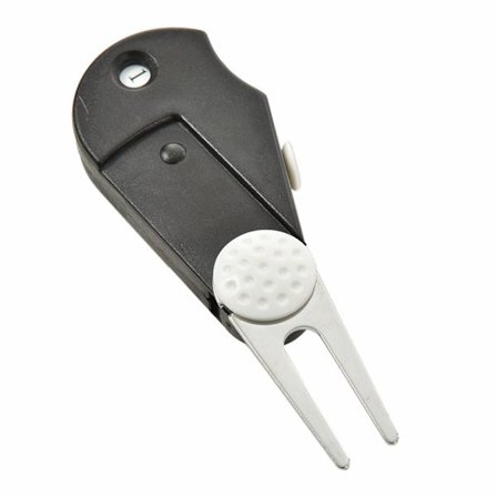 Golf Green Fork 4 i 1 ballmarker-gaffelverktøy med markør