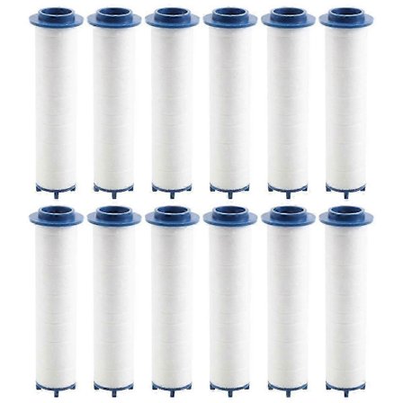 12 stk. Turbo Vifte Dusjhodefilter - Brukes for Propelldrevet Hånddusj Høytrykk - Dusjhode