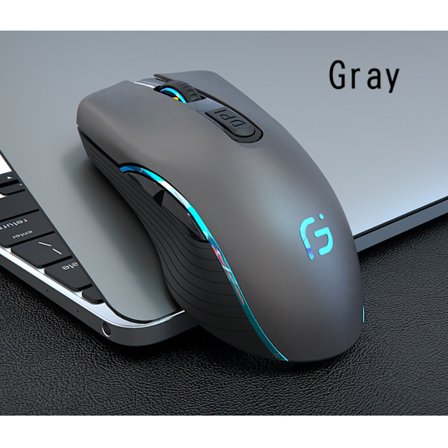 Trådlös bluetooth-mus laddning dual-mode bärbar dator skrivbord c