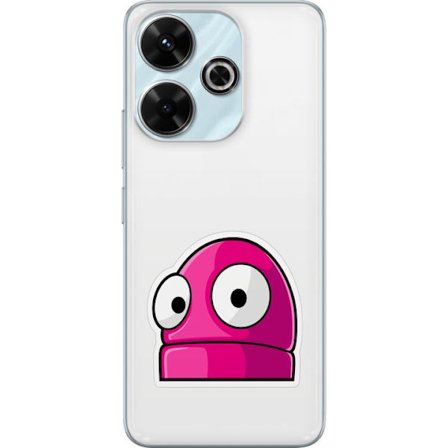 Kompatibel Mobilcover til Xiaomi Xiaomi Redmi 13 Rosa tegneseriefigur med store øjne i legende og humoristisk stil