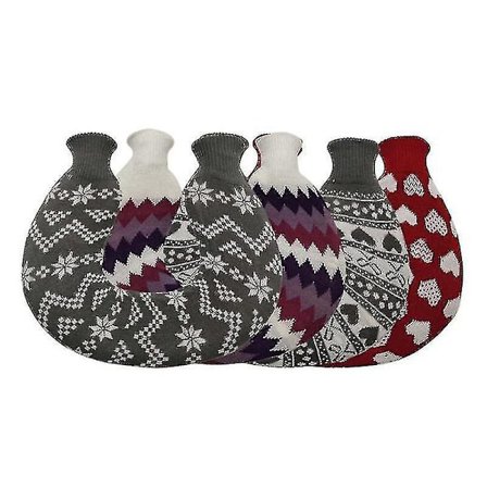U-formet Varmtvandsflaske Strikket Skulder-til-Skulder Varme