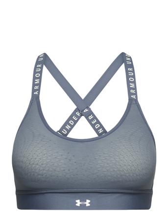 Ua Infinity Mid Bra Lingerie Bras & Tops Sports Bras - ALL Blå Under Armour