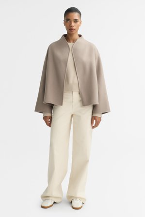 Soft Goat - Short jacket - Cashmere jacket - XS - Dark Sand