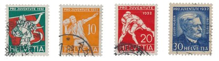 Schweiz 1932 - MICHEL 262/65 - Stemplet