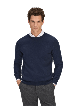 John Henric Pure Cashmere Crew Neck Sweater (franke) Tröjor Herr M