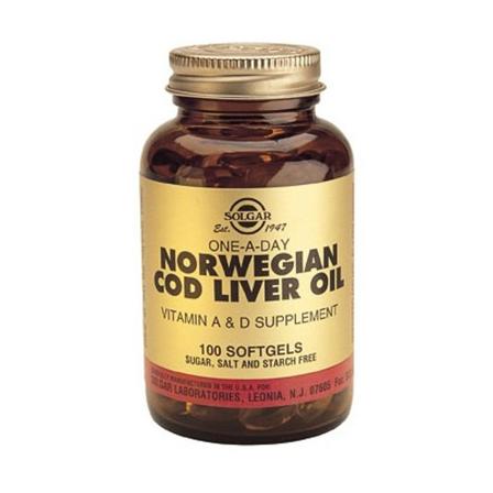 Solgar Torskelevertran norsk 100 kaps., Helse & Madvarer, Andre Kosttilskudsolier, Torskelevertran / Omega-3