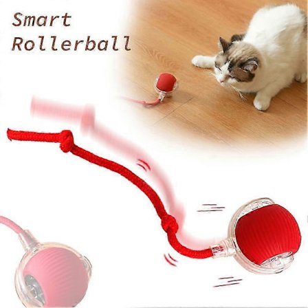 Smart Rollerball Selv Hi Kattelekestav, Kattunge Lade Kattelekeball