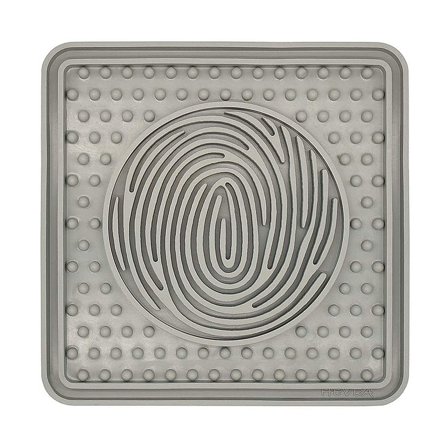 HEVEA Slikkemåtte Naturgummi Cloudy Grey, Tøj & Bolig, Foder & Tilbehør, Mad- & Vandskåle