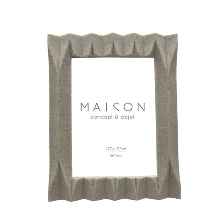 Valokuvakehys 18x23cm Polyresin Beige Lasi