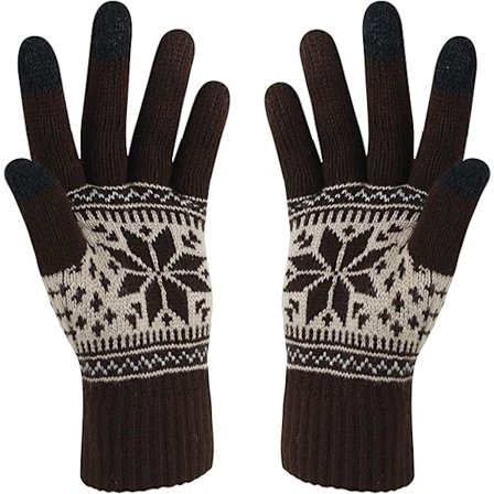 Vinter Touch Screen Handsker Snefnug Print Holder Varme til Kvinder og Mænd