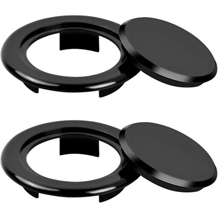 Bordparasol Plastik Hulring, Bordhulkapsler, Terrassebord Tapbeskytter, Til Haveparasol (sort 42 Mm)