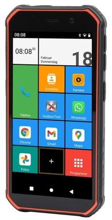 Olympia Trek schwarz/orange