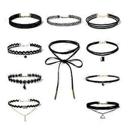 Klassinen naisten kerroskaulakoru, söpö vintage-kaulakoru punk-ketjukorut naisille