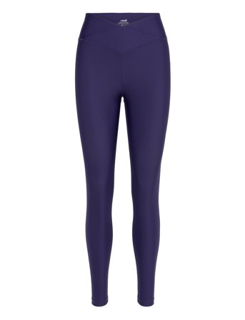 Overlap High Waist Tights Purple Casall