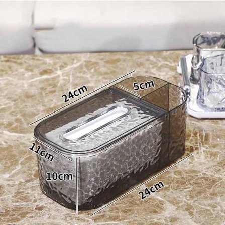 Papirholder for silkeboks GRÅ