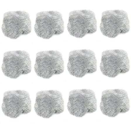 12 st Fönsterdammsugare Rengöringsrobot Elektrisk Fönsterputsduk Robotdammsugare Tvättmaskin