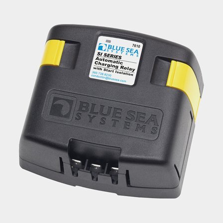 Relais de séparation Blue Sea Systems SI-ACR Automatic Charging Relay, 12 - 24 V, 120 A, avec connexion pour 2 batteries
