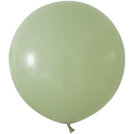 Jätteballong Rund 61cm Olivgrön - Partyninja.se