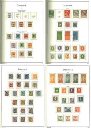 Danmark 1851-1995 - Samling i 1 fortryksalbum