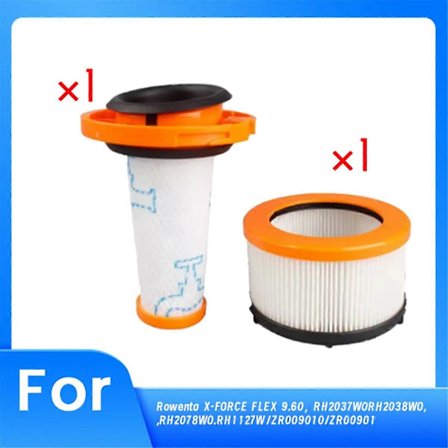 Filtre til X-FORCE FLEX 9.60 ZR009010/ZR00901 Ledningsfri Støvsuger Vaskbar Genanvendelig