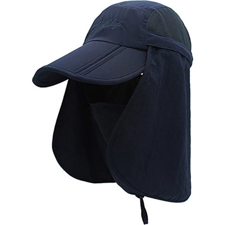 Unisex Safari Cap med ekstra lang nakkebeskyttelse Baseball Sol H